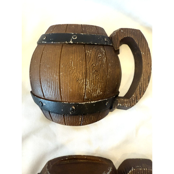 Set 4 Vintage 1968 Sexton Mug Barrel Metal Craft Anchor Wall Art Decor USA Retro - Picture 4 of 10